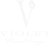 Violet Flower Design Logo